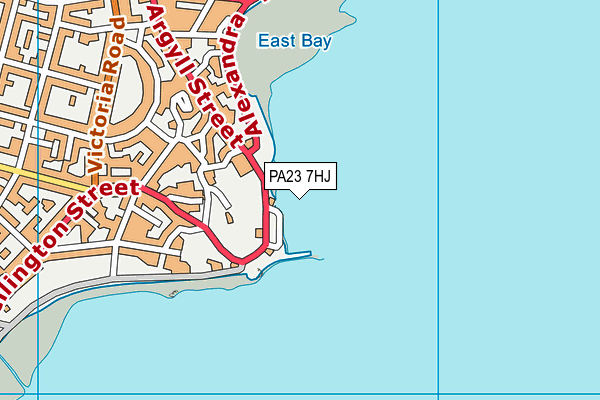 PA23 7HJ map - OS VectorMap District (Ordnance Survey) PA23 7HJ map - OS VectorMap District (Ordnance Survey)