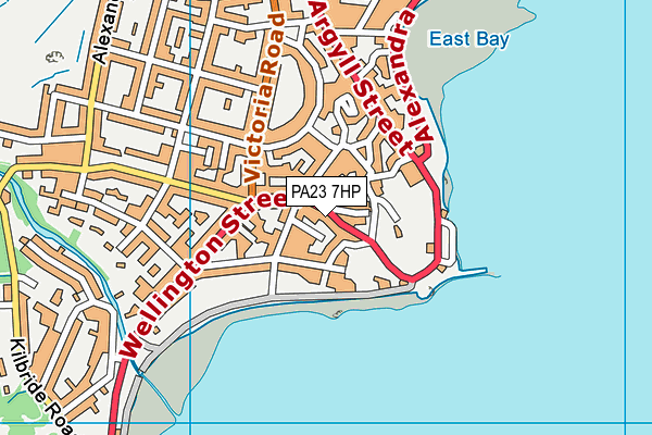 PA23 7HP map - OS VectorMap District (Ordnance Survey) PA23 7HP map - OS VectorMap District (Ordnance Survey)
