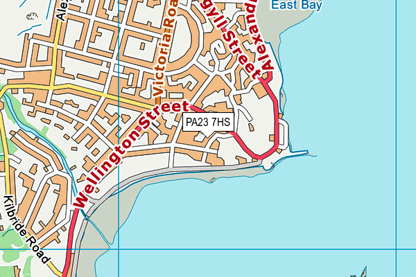 PA23 7HS map - OS VectorMap District (Ordnance Survey) PA23 7HS map - OS VectorMap District (Ordnance Survey)