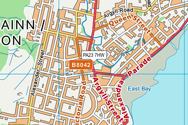 PA23 7HW map - OS VectorMap District (Ordnance Survey) PA23 7HW map - OS VectorMap District (Ordnance Survey)
