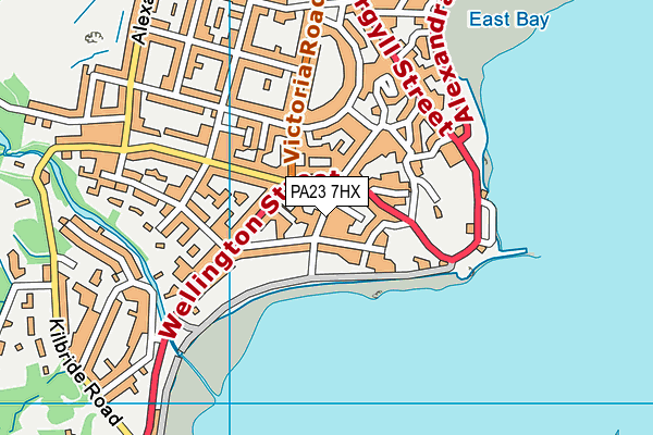 PA23 7HX map - OS VectorMap District (Ordnance Survey) PA23 7HX map - OS VectorMap District (Ordnance Survey)