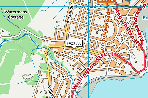 PA23 7JJ map - OS VectorMap District (Ordnance Survey) PA23 7JJ map - OS VectorMap District (Ordnance Survey)