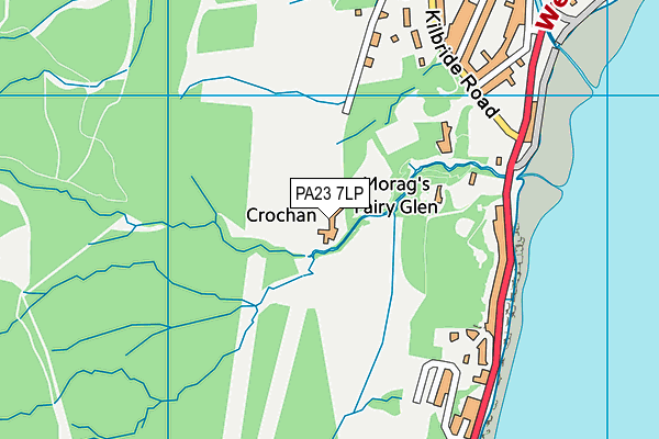 PA23 7LP map - OS VectorMap District (Ordnance Survey) PA23 7LP map - OS VectorMap District (Ordnance Survey)