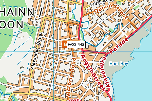 PA23 7NS map - OS VectorMap District (Ordnance Survey) PA23 7NS map - OS VectorMap District (Ordnance Survey)
