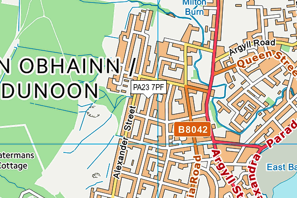 PA23 7PF map - OS VectorMap District (Ordnance Survey) PA23 7PF map - OS VectorMap District (Ordnance Survey)
