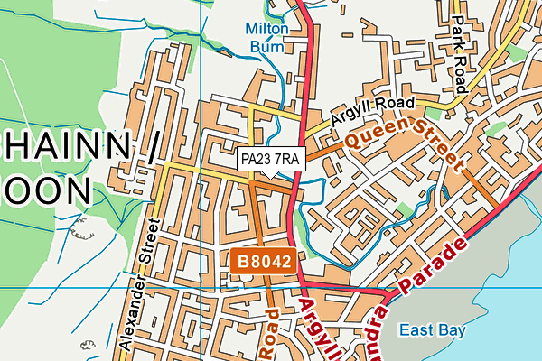 PA23 7RA map - OS VectorMap District (Ordnance Survey) PA23 7RA map - OS VectorMap District (Ordnance Survey)