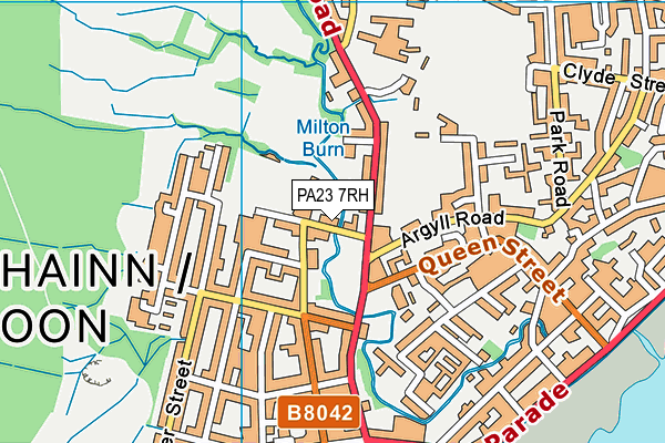PA23 7RH map - OS VectorMap District (Ordnance Survey) PA23 7RH map - OS VectorMap District (Ordnance Survey)