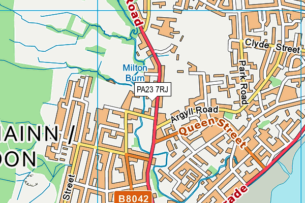 PA23 7RJ map - OS VectorMap District (Ordnance Survey) PA23 7RJ map - OS VectorMap District (Ordnance Survey)