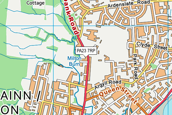 PA23 7RP map - OS VectorMap District (Ordnance Survey) PA23 7RP map - OS VectorMap District (Ordnance Survey)