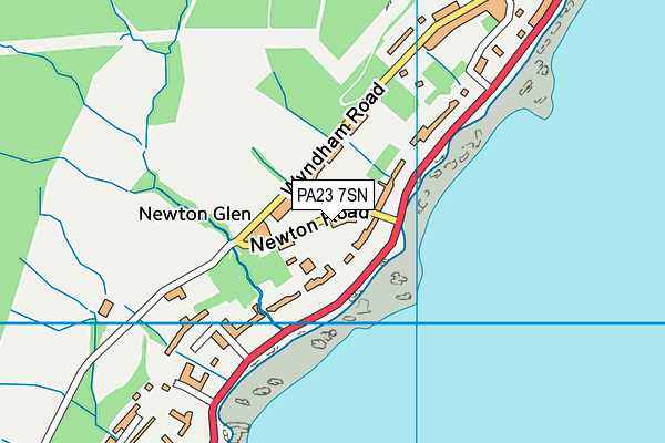 PA23 7SN map - OS VectorMap District (Ordnance Survey)