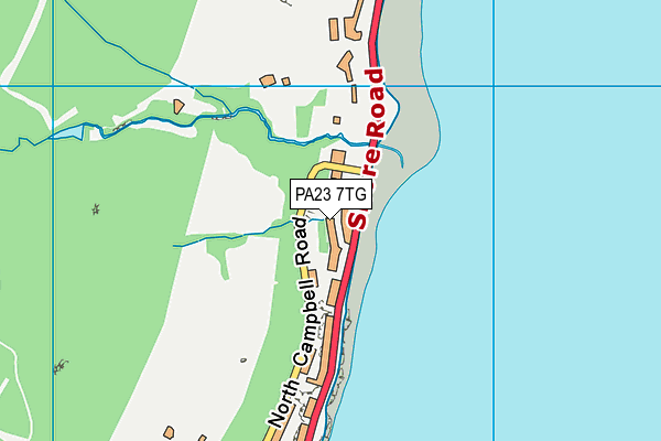 PA23 7TG map - OS VectorMap District (Ordnance Survey) PA23 7TG map - OS VectorMap District (Ordnance Survey)