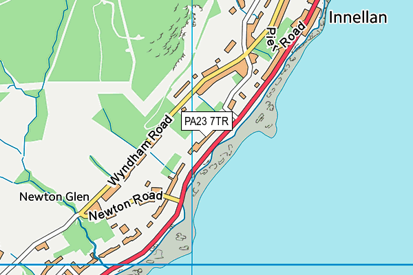 PA23 7TR map - OS VectorMap District (Ordnance Survey) PA23 7TR map - OS VectorMap District (Ordnance Survey)