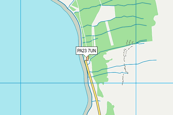 PA23 7UN map - OS VectorMap District (Ordnance Survey) PA23 7UN map - OS VectorMap District (Ordnance Survey)
