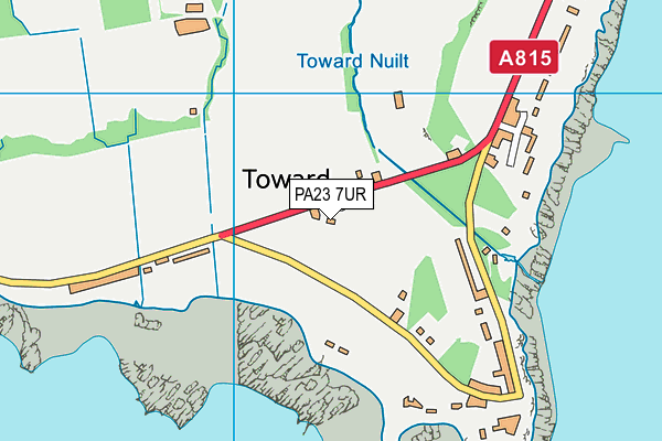 PA23 7UR map - OS VectorMap District (Ordnance Survey) PA23 7UR map - OS VectorMap District (Ordnance Survey)