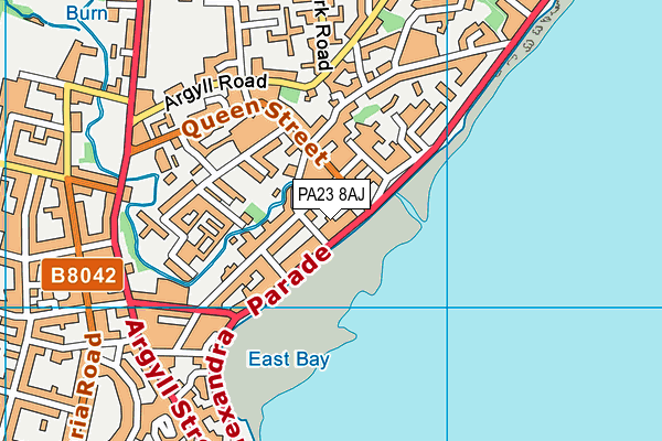 PA23 8AJ map - OS VectorMap District (Ordnance Survey) PA23 8AJ map - OS VectorMap District (Ordnance Survey)