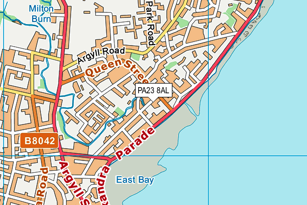 PA23 8AL map - OS VectorMap District (Ordnance Survey) PA23 8AL map - OS VectorMap District (Ordnance Survey)