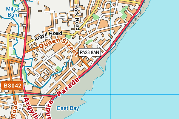 PA23 8AN map - OS VectorMap District (Ordnance Survey) PA23 8AN map - OS VectorMap District (Ordnance Survey)