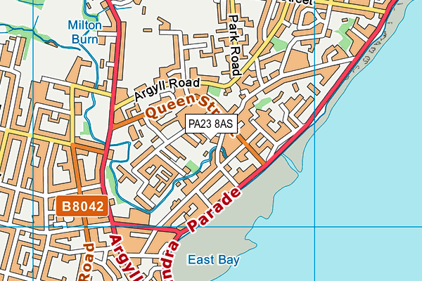 PA23 8AS map - OS VectorMap District (Ordnance Survey) PA23 8AS map - OS VectorMap District (Ordnance Survey)