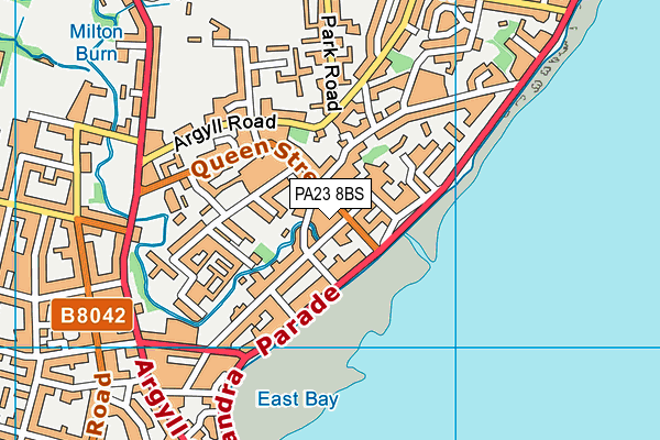 PA23 8BS map - OS VectorMap District (Ordnance Survey) PA23 8BS map - OS VectorMap District (Ordnance Survey)