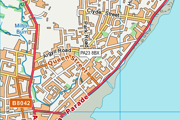PA23 8BX map - OS VectorMap District (Ordnance Survey) PA23 8BX map - OS VectorMap District (Ordnance Survey)