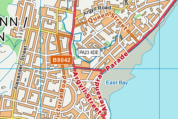 PA23 8DE map - OS VectorMap District (Ordnance Survey) PA23 8DE map - OS VectorMap District (Ordnance Survey)