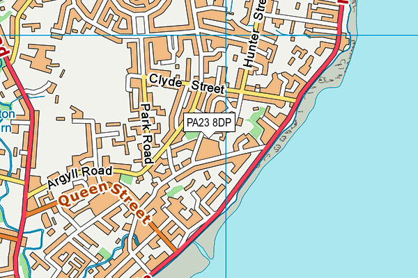 PA23 8DP map - OS VectorMap District (Ordnance Survey) PA23 8DP map - OS VectorMap District (Ordnance Survey)