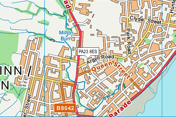 PA23 8ES map - OS VectorMap District (Ordnance Survey) PA23 8ES map - OS VectorMap District (Ordnance Survey)