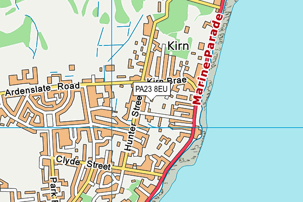 PA23 8EU map - OS VectorMap District (Ordnance Survey) PA23 8EU map - OS VectorMap District (Ordnance Survey)
