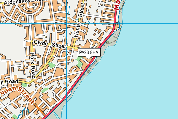 PA23 8HA map - OS VectorMap District (Ordnance Survey) PA23 8HA map - OS VectorMap District (Ordnance Survey)
