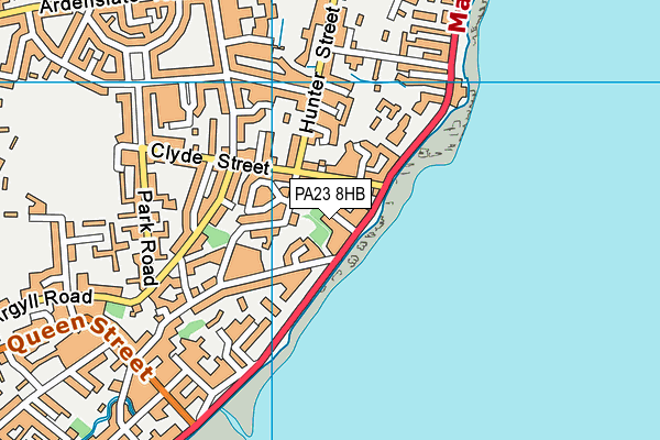 PA23 8HB map - OS VectorMap District (Ordnance Survey) PA23 8HB map - OS VectorMap District (Ordnance Survey)