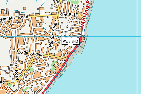 PA23 8HD map - OS VectorMap District (Ordnance Survey) PA23 8HD map - OS VectorMap District (Ordnance Survey)