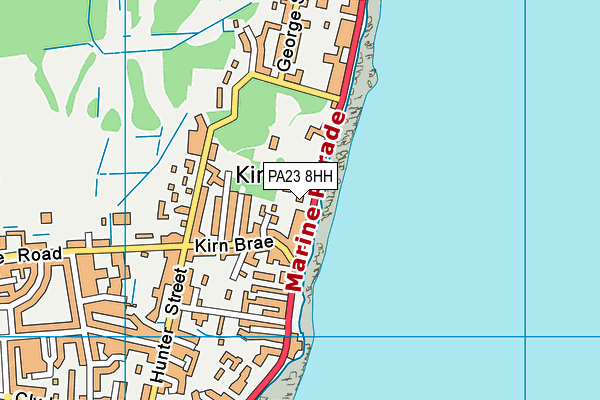 PA23 8HH map - OS VectorMap District (Ordnance Survey) PA23 8HH map - OS VectorMap District (Ordnance Survey)