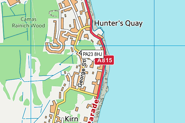 PA23 8HJ map - OS VectorMap District (Ordnance Survey)