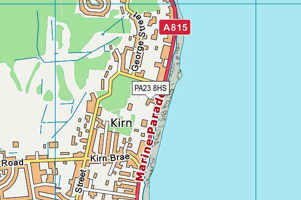 PA23 8HS map - OS VectorMap District (Ordnance Survey) PA23 8HS map - OS VectorMap District (Ordnance Survey)