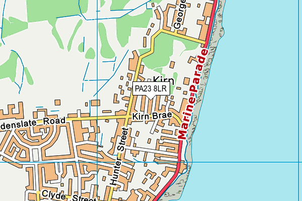 PA23 8LR map - OS VectorMap District (Ordnance Survey) PA23 8LR map - OS VectorMap District (Ordnance Survey)