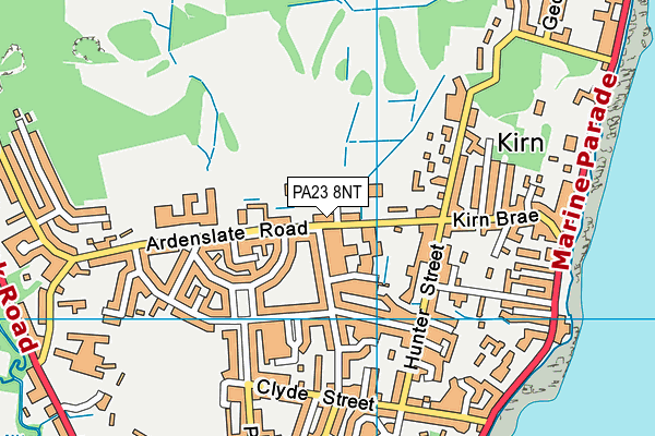 PA23 8NT map - OS VectorMap District (Ordnance Survey) PA23 8NT map - OS VectorMap District (Ordnance Survey)