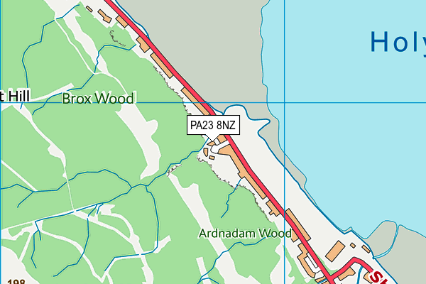 PA23 8NZ map - OS VectorMap District (Ordnance Survey) PA23 8NZ map - OS VectorMap District (Ordnance Survey)