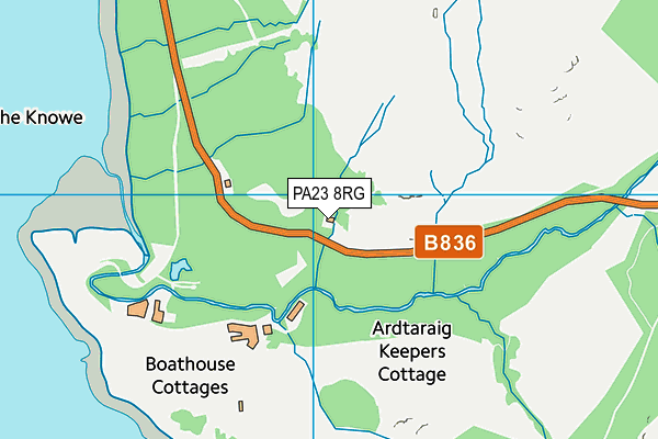 PA23 8RG map - OS VectorMap District (Ordnance Survey) PA23 8RG map - OS VectorMap District (Ordnance Survey)