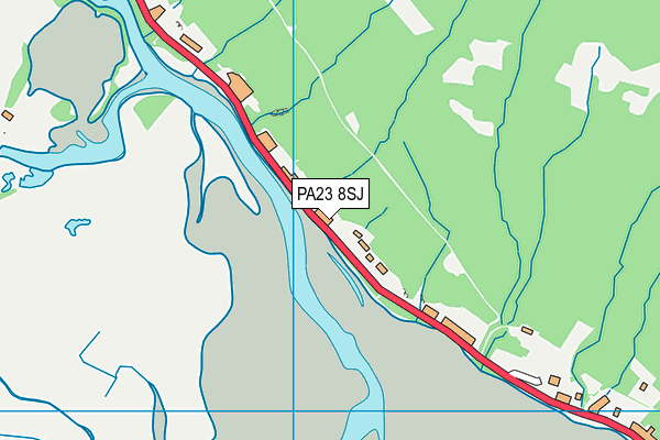 PA23 8SJ map - OS VectorMap District (Ordnance Survey) PA23 8SJ map - OS VectorMap District (Ordnance Survey)