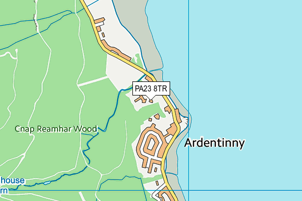 PA23 8TR map - OS VectorMap District (Ordnance Survey) PA23 8TR map - OS VectorMap District (Ordnance Survey)
