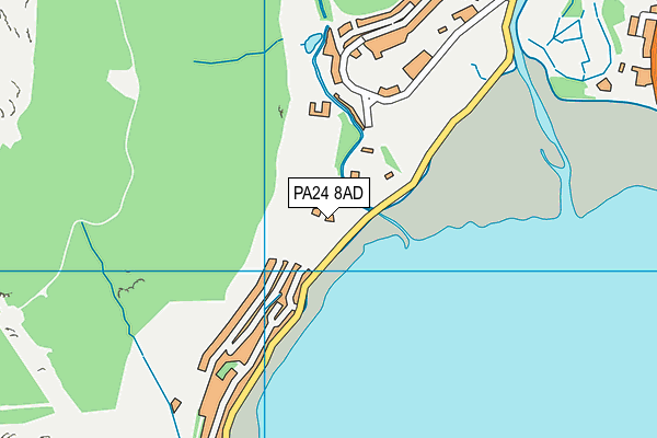 PA24 8AD map - OS VectorMap District (Ordnance Survey) PA24 8AD map - OS VectorMap District (Ordnance Survey)
