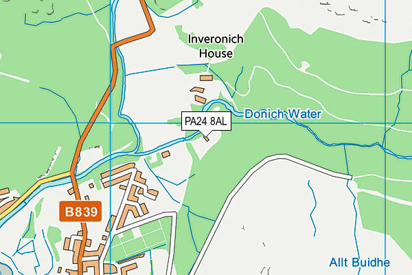 PA24 8AL map - OS VectorMap District (Ordnance Survey) PA24 8AL map - OS VectorMap District (Ordnance Survey)
