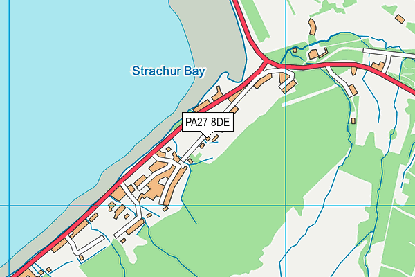 PA27 8DE map - OS VectorMap District (Ordnance Survey)