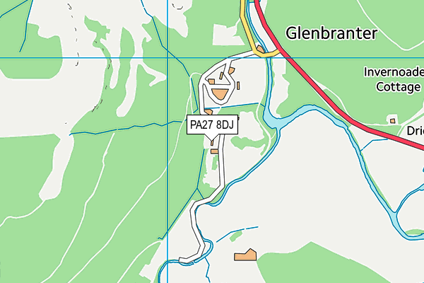 PA27 8DJ map - OS VectorMap District (Ordnance Survey) PA27 8DJ map - OS VectorMap District (Ordnance Survey)