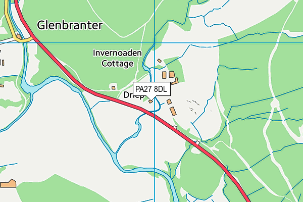 PA27 8DL map - OS VectorMap District (Ordnance Survey) PA27 8DL map - OS VectorMap District (Ordnance Survey)