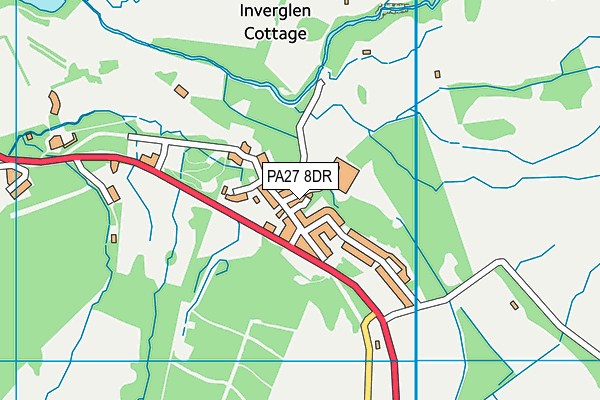 PA27 8DR map - OS VectorMap District (Ordnance Survey)
