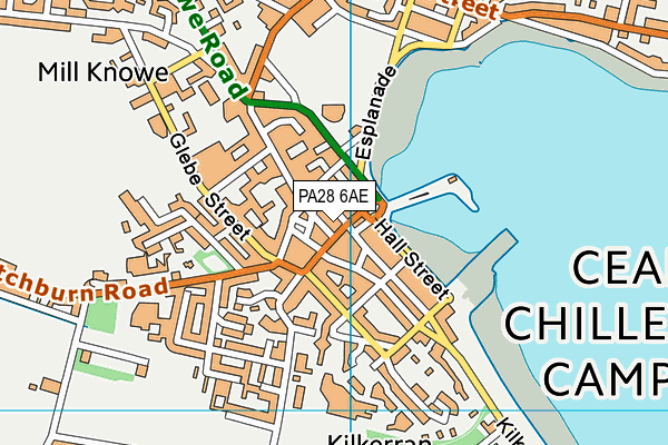 PA28 6AE map - OS VectorMap District (Ordnance Survey) PA28 6AE map - OS VectorMap District (Ordnance Survey)