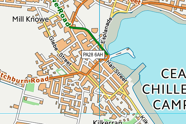 PA28 6AH map - OS VectorMap District (Ordnance Survey) PA28 6AH map - OS VectorMap District (Ordnance Survey)