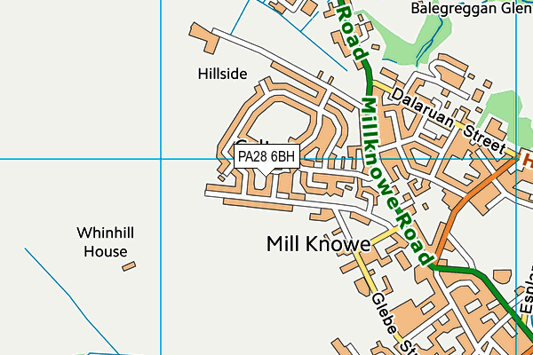 PA28 6BH map - OS VectorMap District (Ordnance Survey) PA28 6BH map - OS VectorMap District (Ordnance Survey)