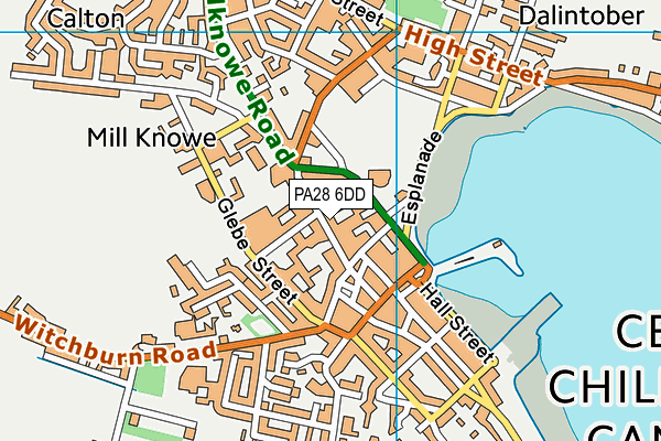 PA28 6DD map - OS VectorMap District (Ordnance Survey) PA28 6DD map - OS VectorMap District (Ordnance Survey)